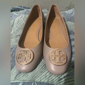 Tory Burch Chelsea Heeled Leather Ballet Flats